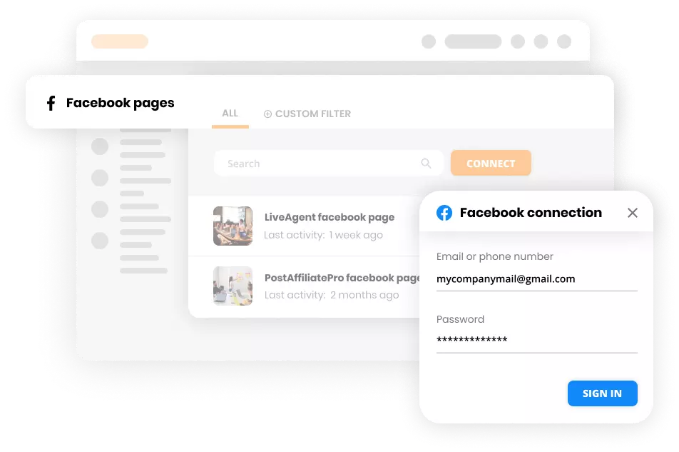Communication client via plusieurs canaux