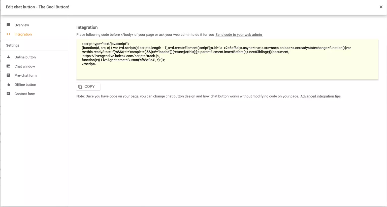 Invitations de chat proactif