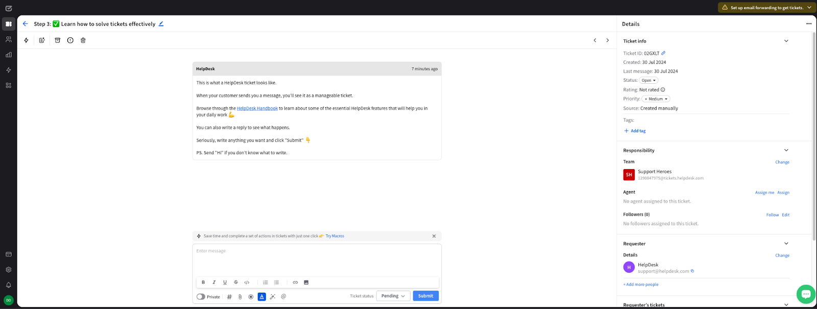 Logiciel de service client HelpDesk