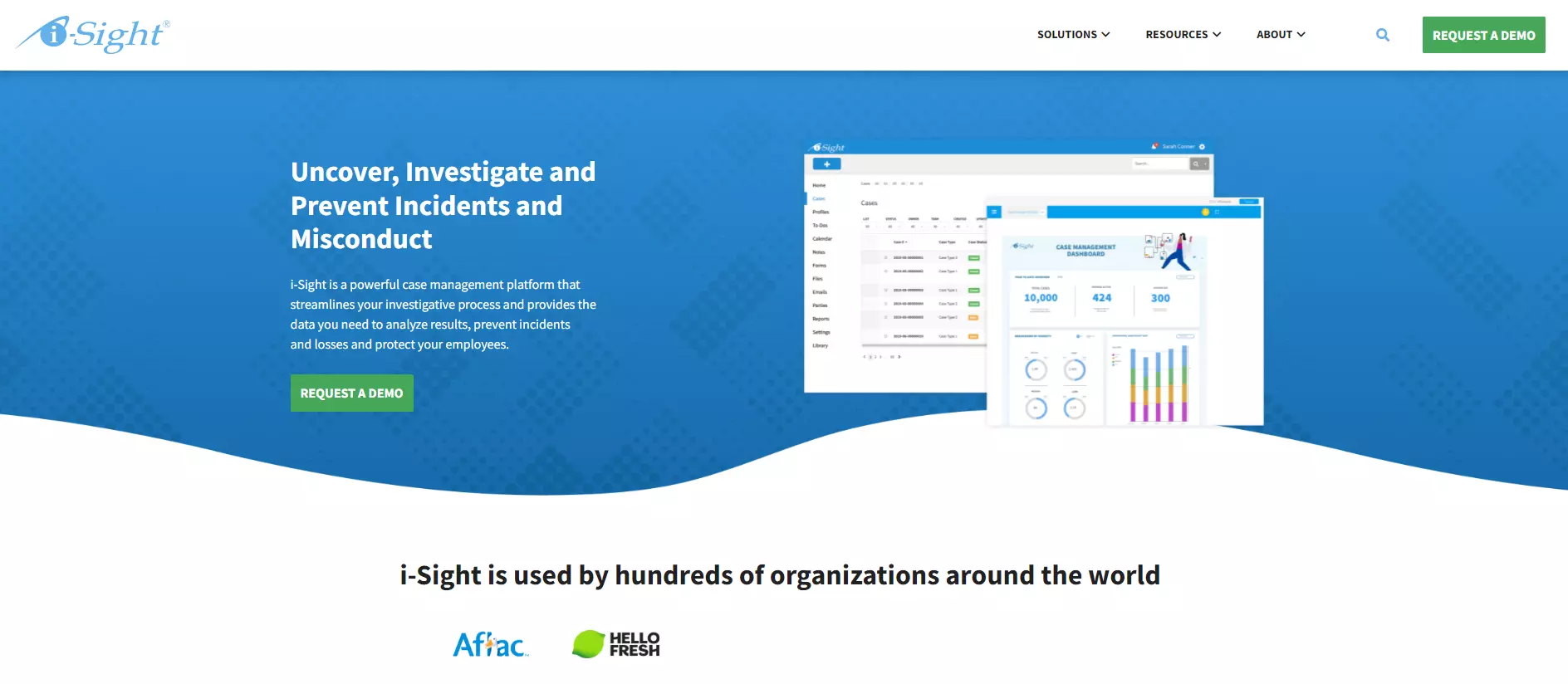 Page d'accueil d'iSight