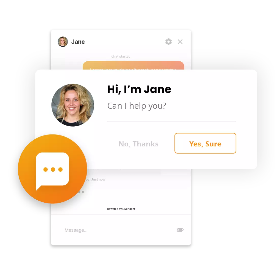 Invitation proactive au chat LiveAgent