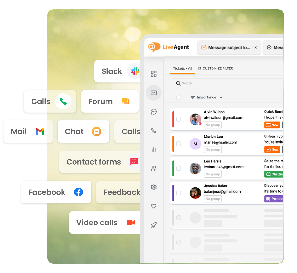 Réduction de printemps LiveAgent