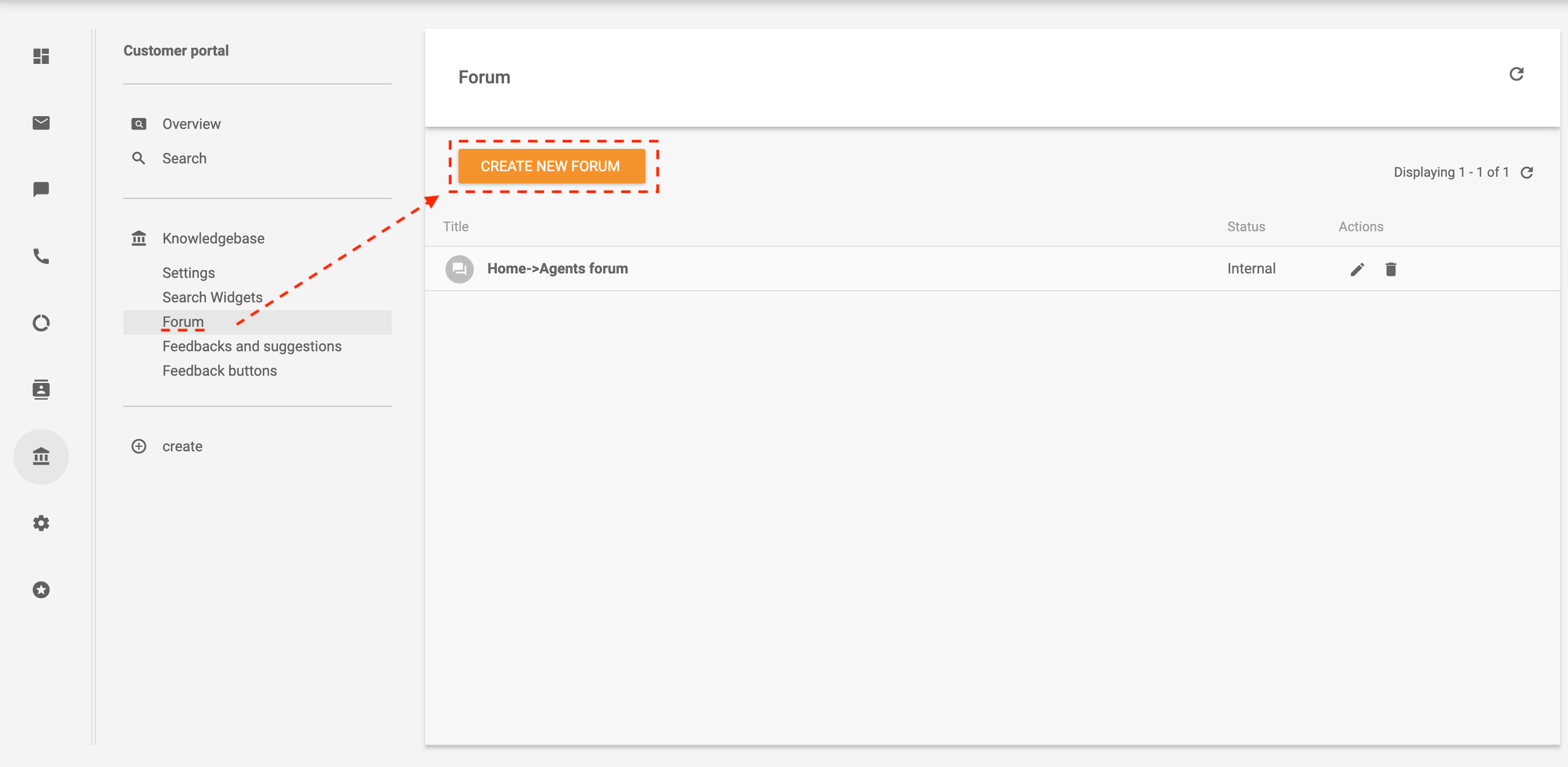 Créer un forum dans LiveAgent