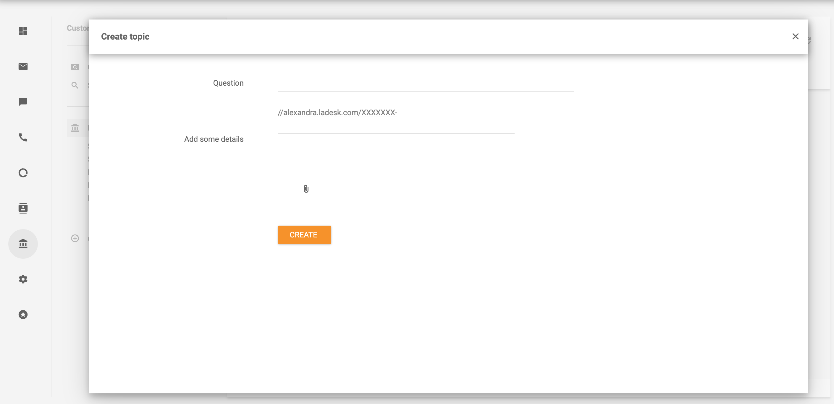 Créer un sujet dans le forum client