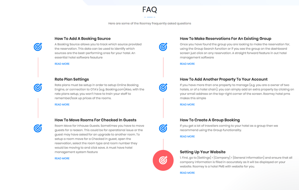 Conception de page FAQ LiveAgent