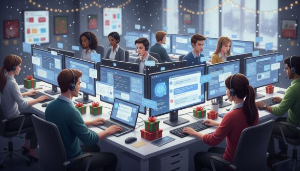 Comment gérer la vague de support pendant les fêtes de décembre : stratégies intelligentes pour l'e-commerce