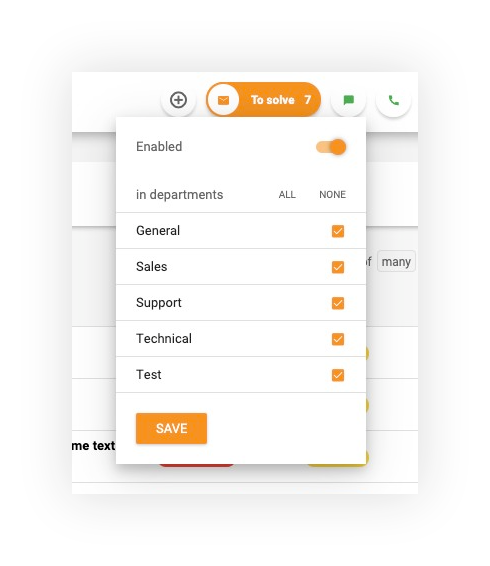 LiveAgent - Distribution automatique des tickets