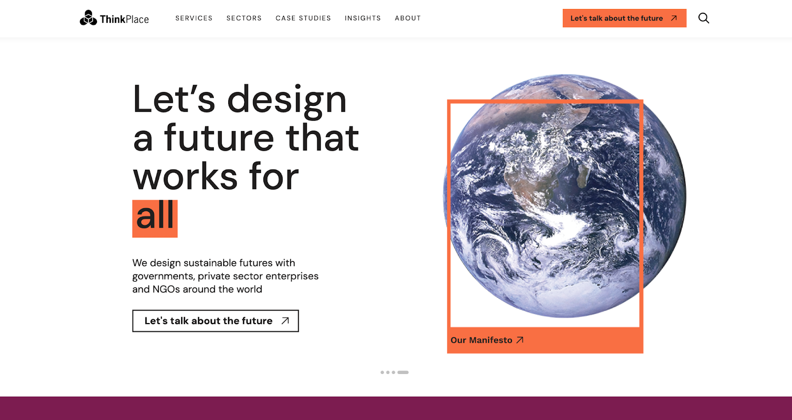 Une capture d'écran de la plateforme ThinkPlace d'IBM