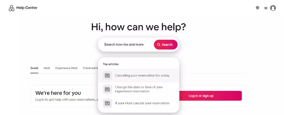 Recommandations d'articles Airbnb