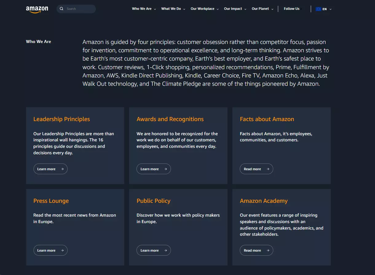 L'engagement d'Amazon de devenir ' l'entreprise la plus centrée sur le client de la Terre ' et ses efforts pour retenir les clients heureux