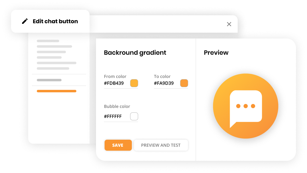 Personnaliser le bouton de chat dans le logiciel de service client - LiveAgent