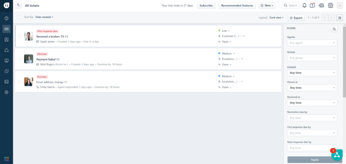 Les 15 meilleures alternatives à Freshdesk
