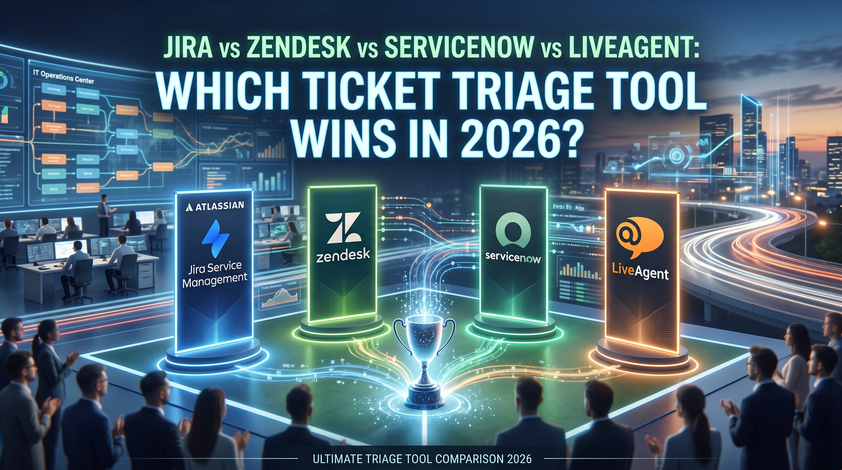 Jira vs Zendesk vs ServiceNow vs LiveAgent : quel outil de tri des tickets gagne en 2026 ?