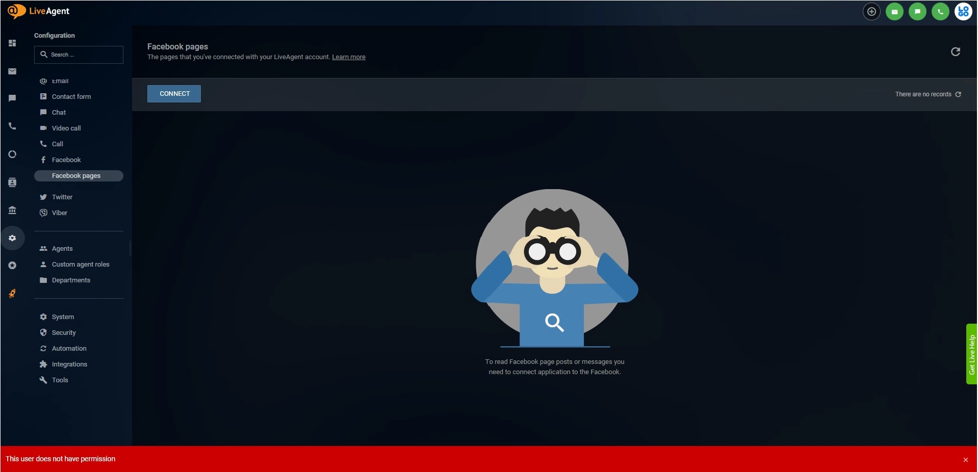 LiveAgent - Problème d'intégration Facebook corrigé