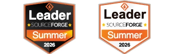 Badge Leader été 2026 LiveAgent de SourceForge