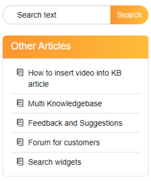 LiveAgent - Recherche avancée en gestion des connaissances