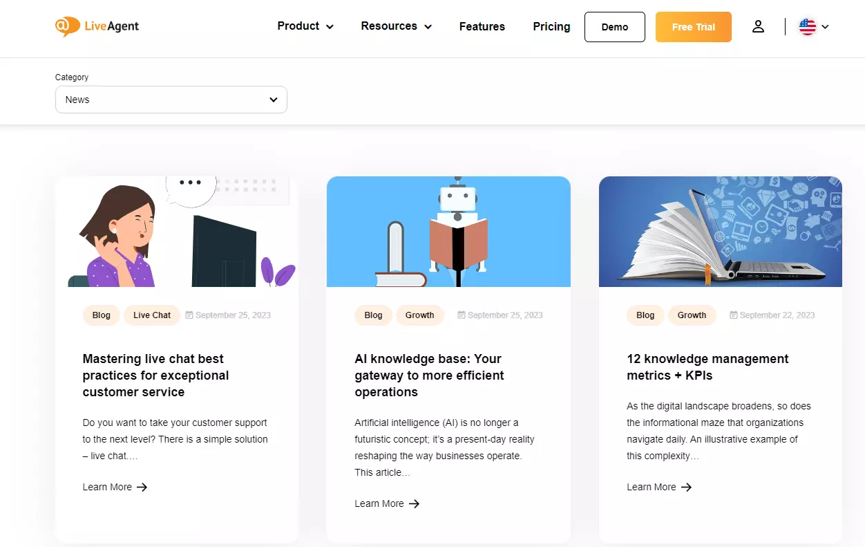 Actualités de LiveAgent