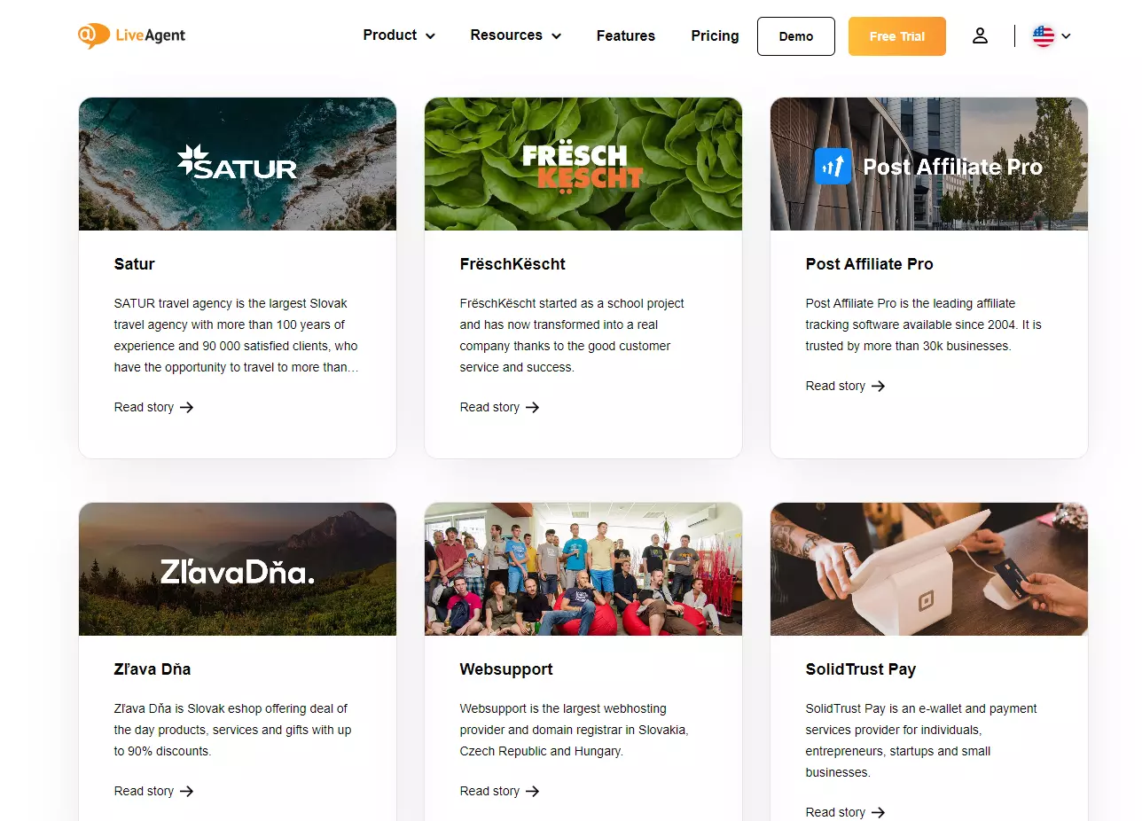 Histoires de succès de LiveAgent