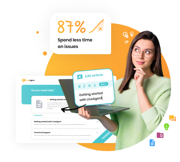 Économiser du temps avec LiveAgent