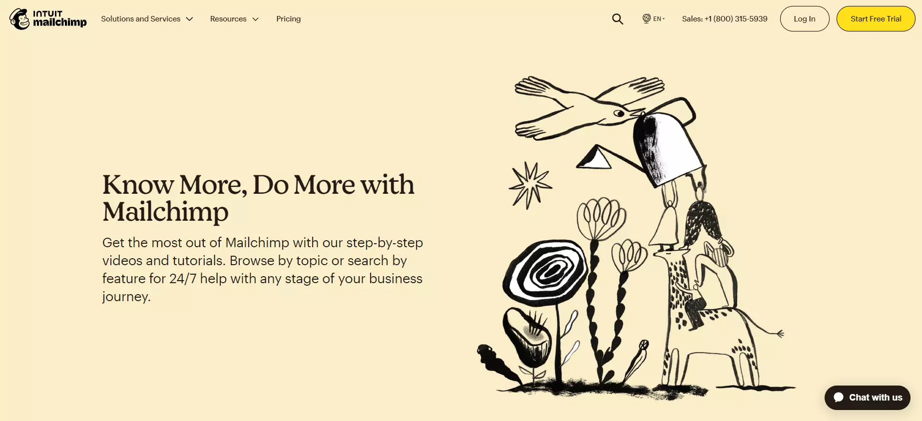 Plateforme de base de connaissances Mailchimp