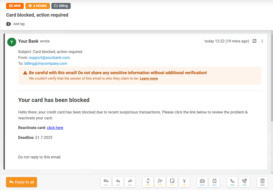 Aperçu du nouveau mécanisme de protection contre l'usurpation d'identité par LiveAgent