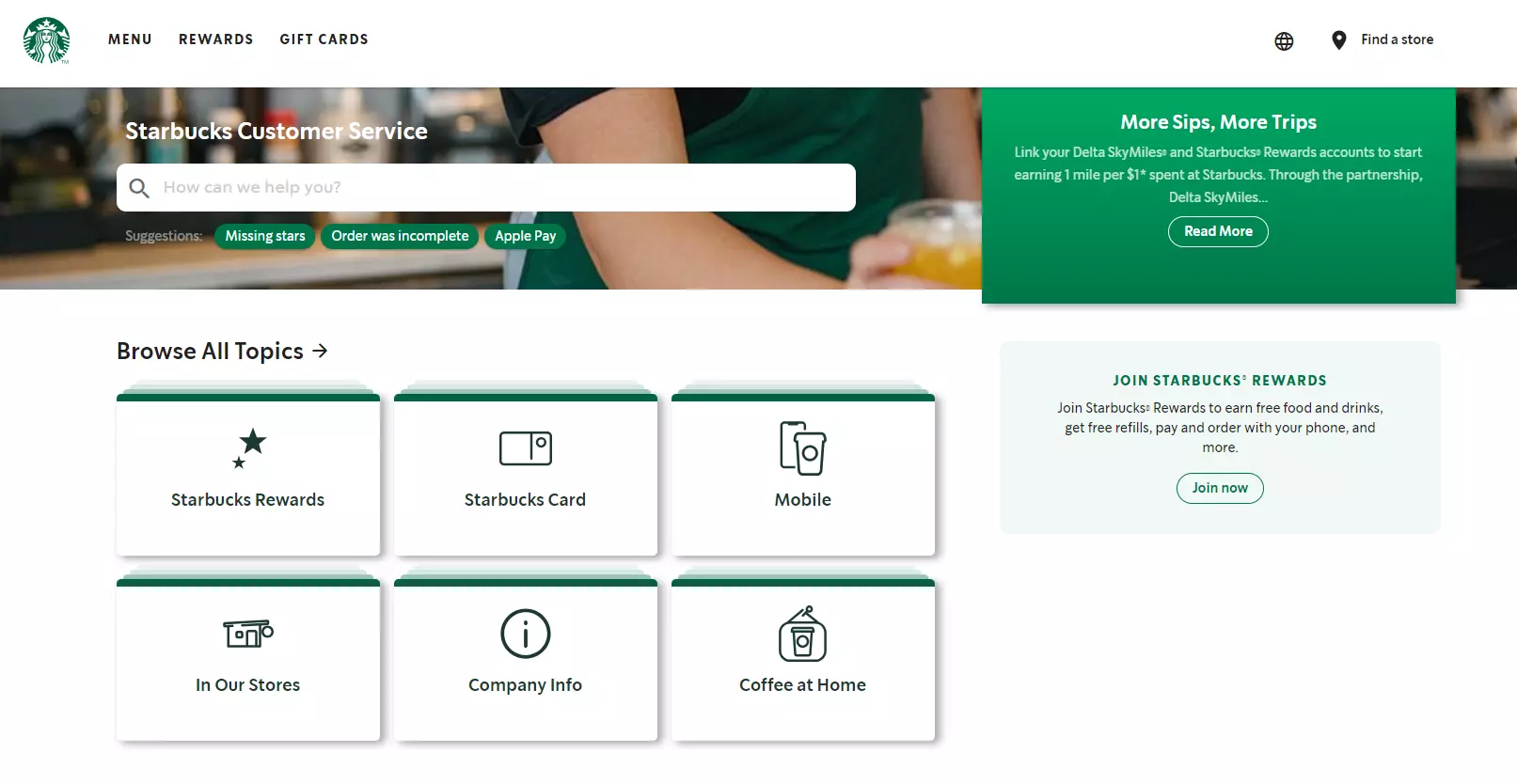 Base de connaissances de Starbucks