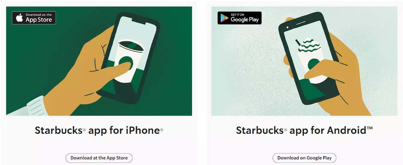Application mobile Starbucks