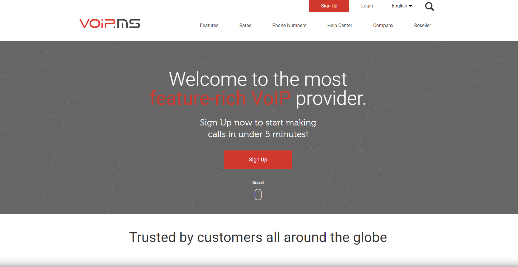 Site Web du fournisseur VoIP.ms