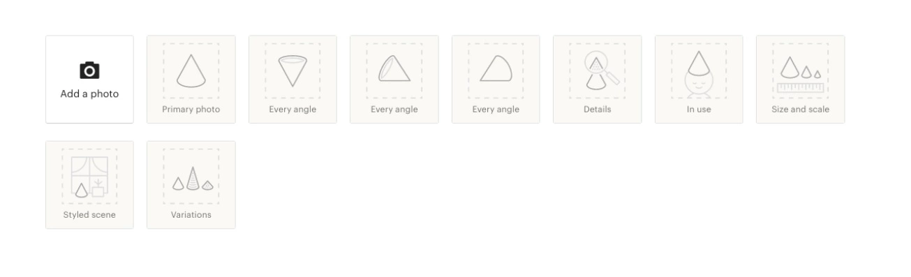 Ajouter une photo de produit à votre boutique Etsy