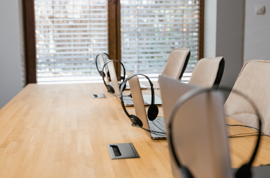 Équipement du centre d'appels