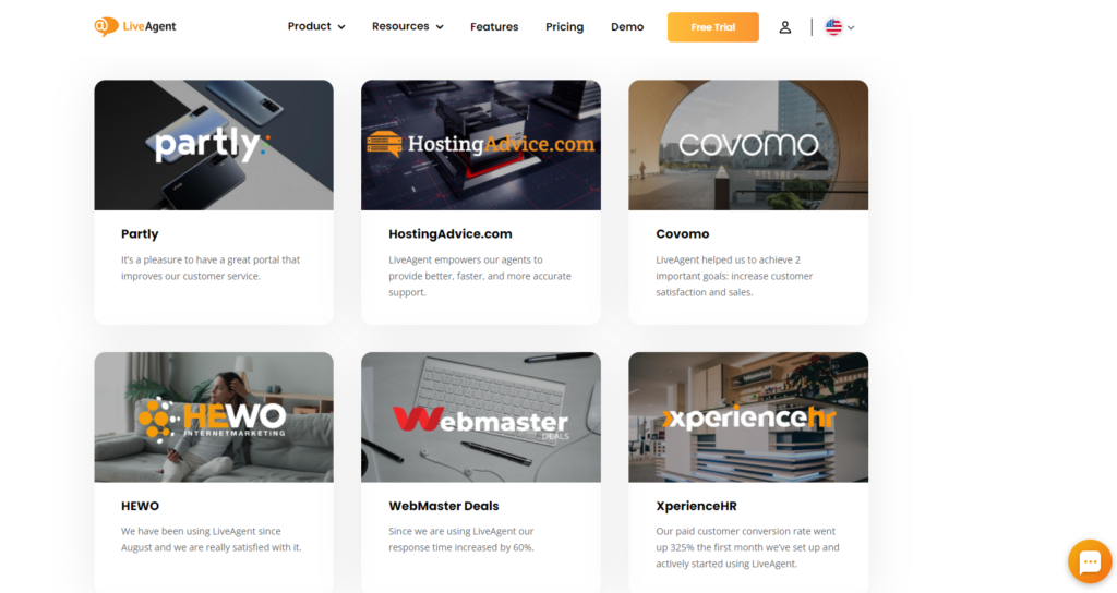 Témoignages de LiveAgent