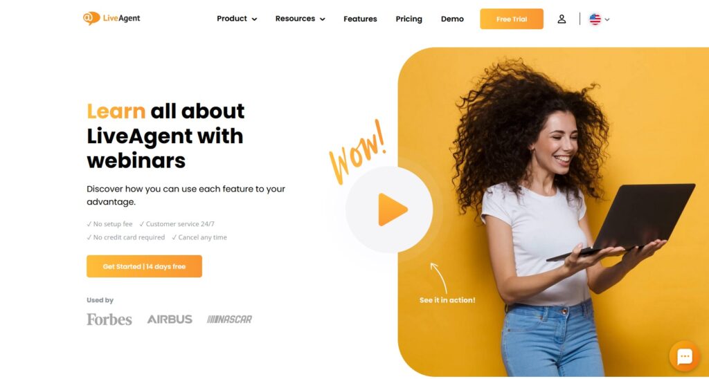 Webinaires de LiveAgent