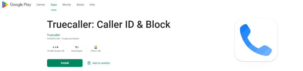 Site Web de Truecaller: Caller ID & Block Google Play