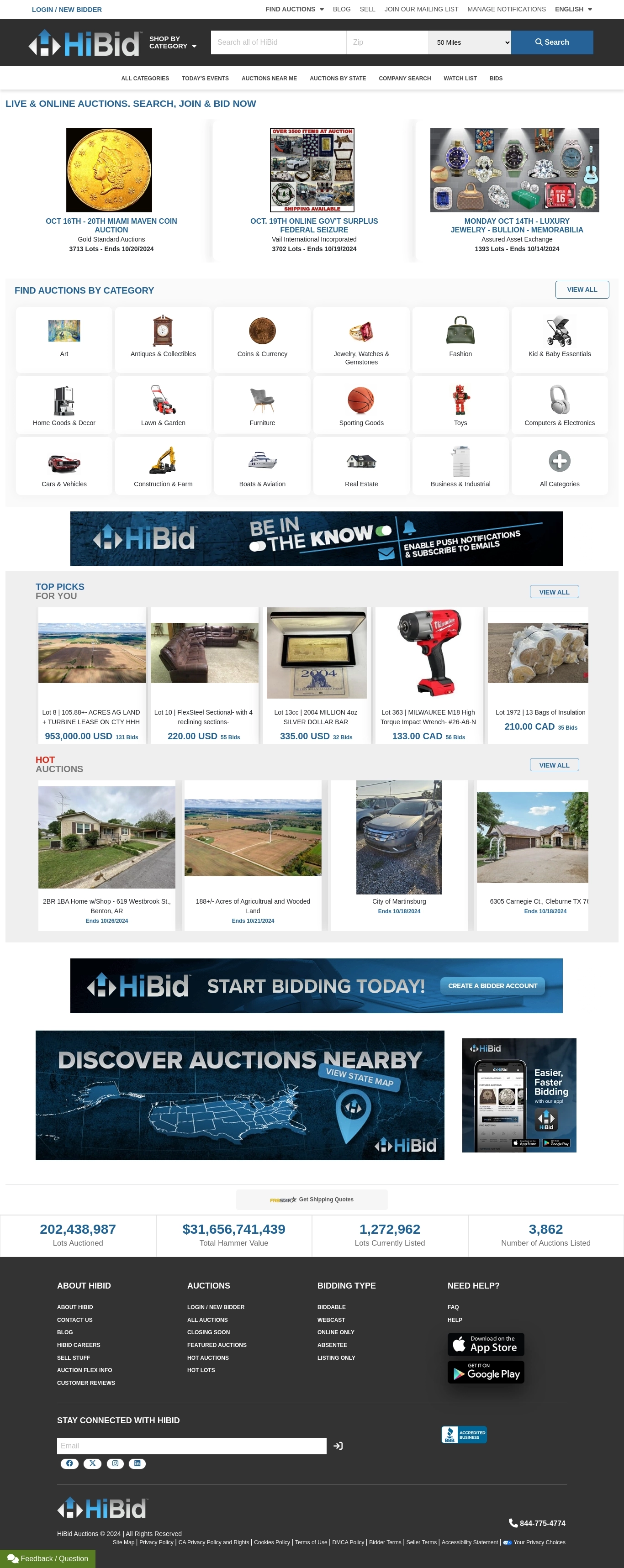 Contacts du Service d'Assistance HiBid