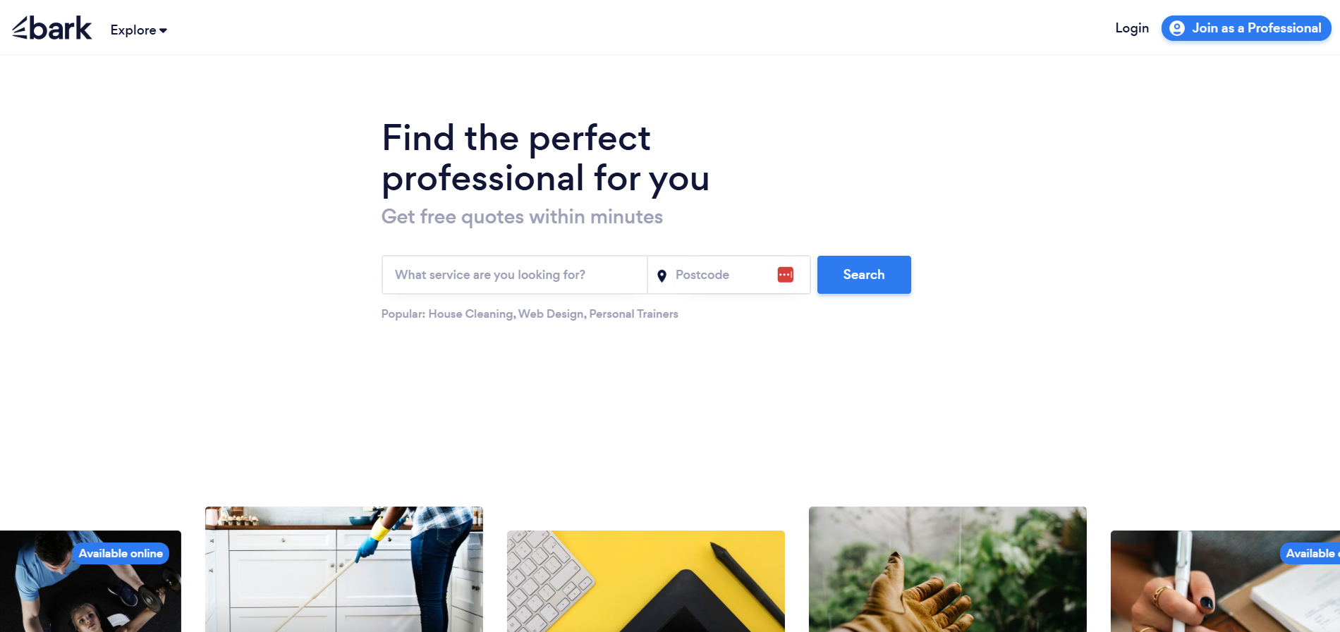 Contacts du Help Desk Bark