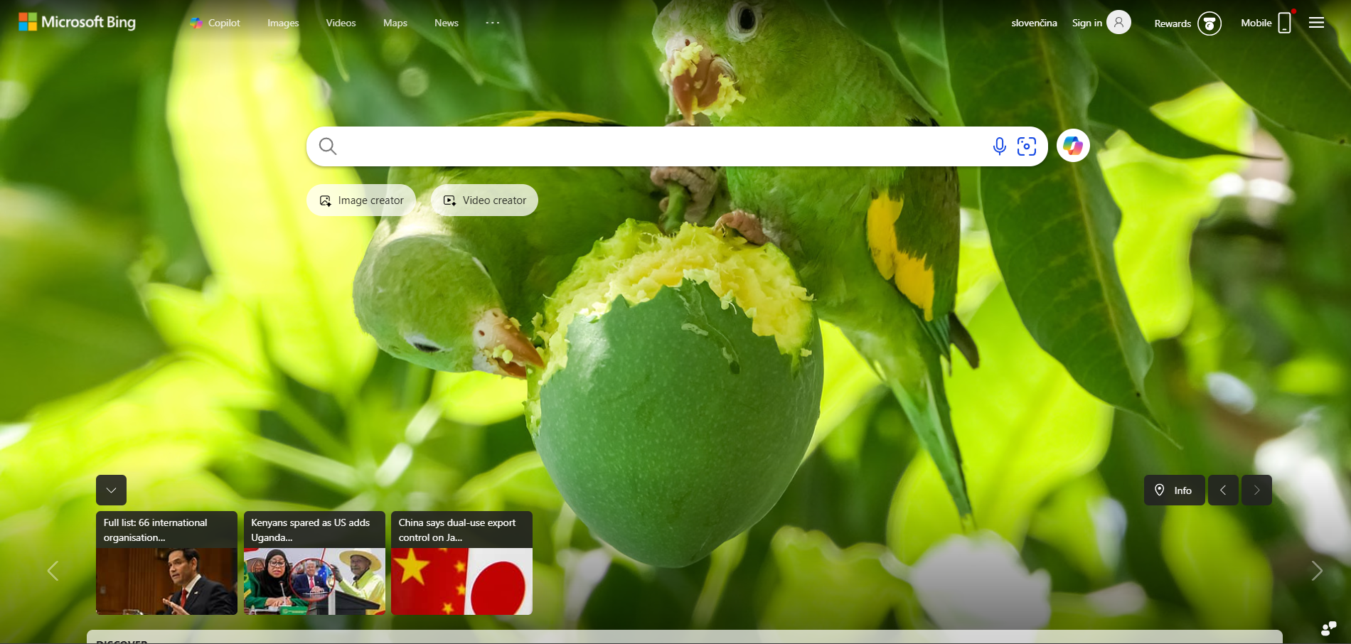 Contacts du Service d'Aide Bing