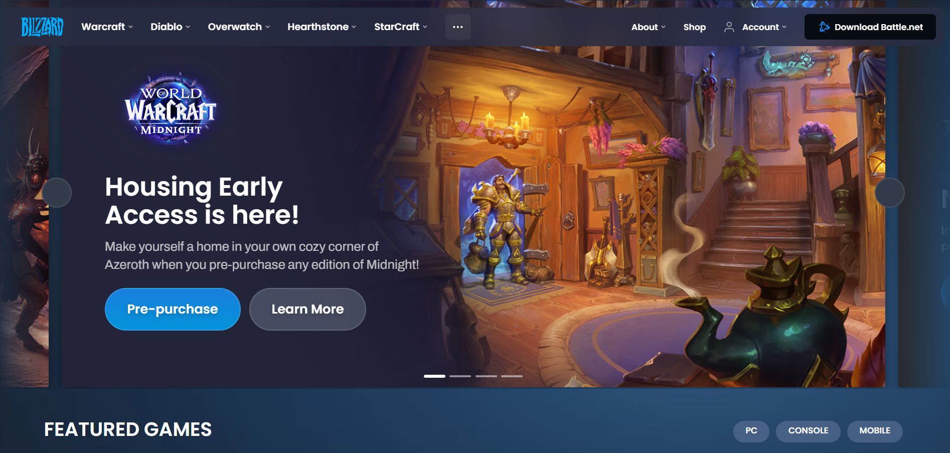 Contacts du Service d'Assistance Blizzard