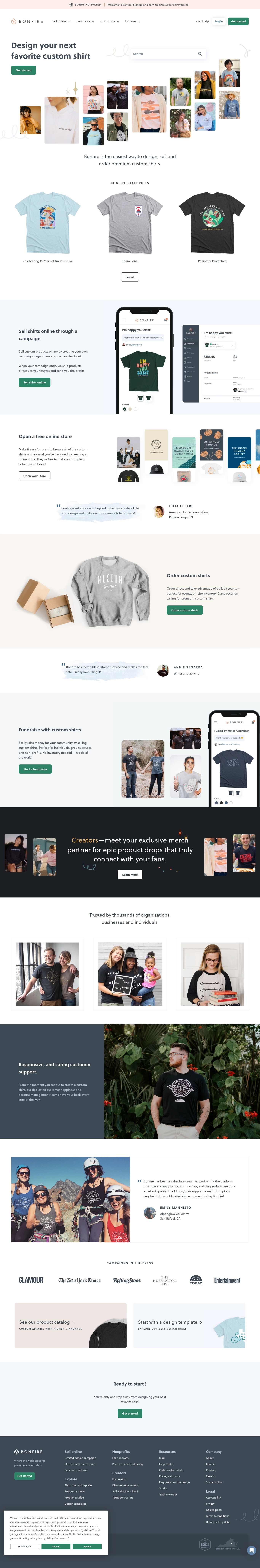 Contacts du Help Desk Bonfire