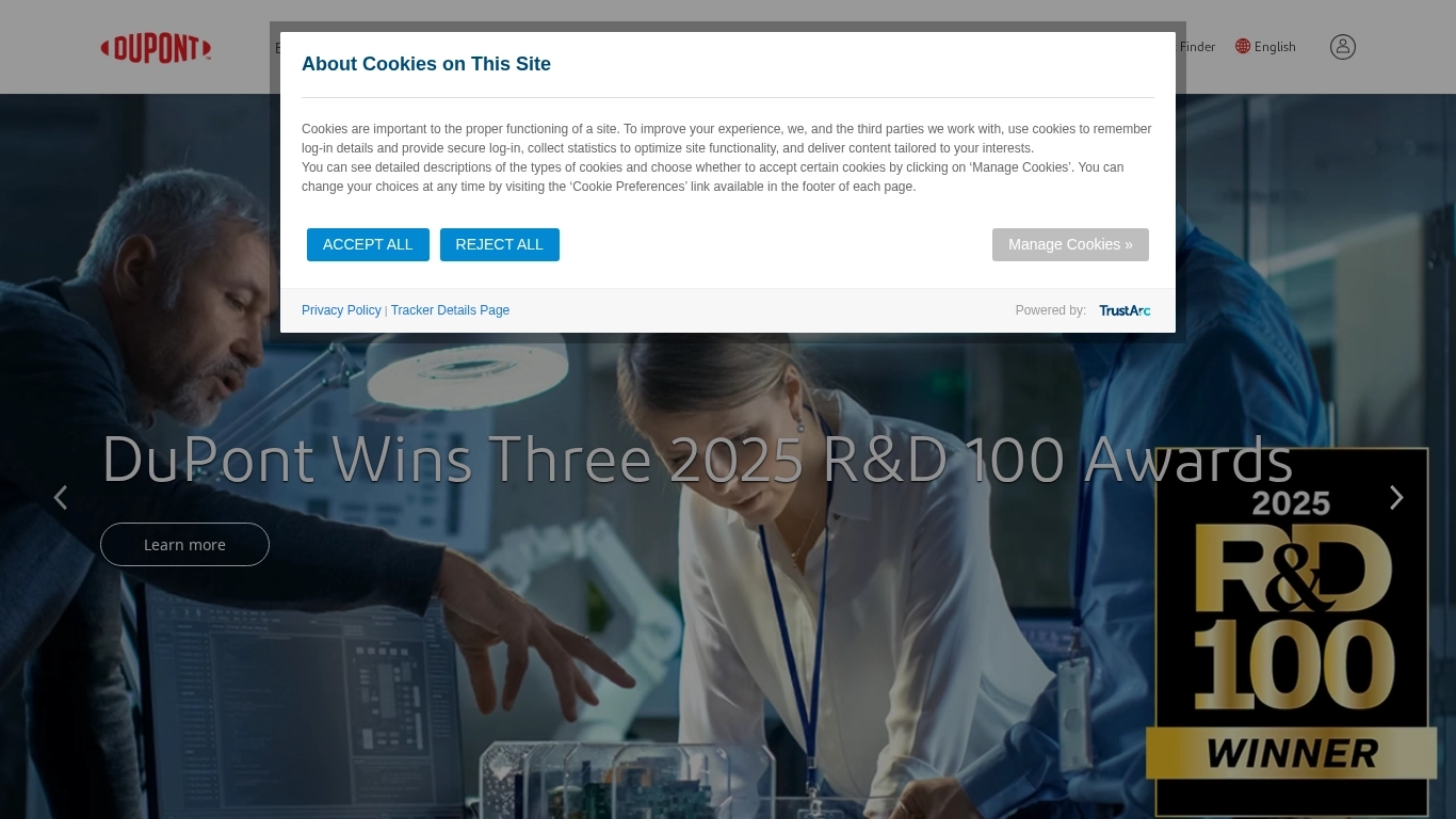 Contacts du Service d'Assistance DuPont