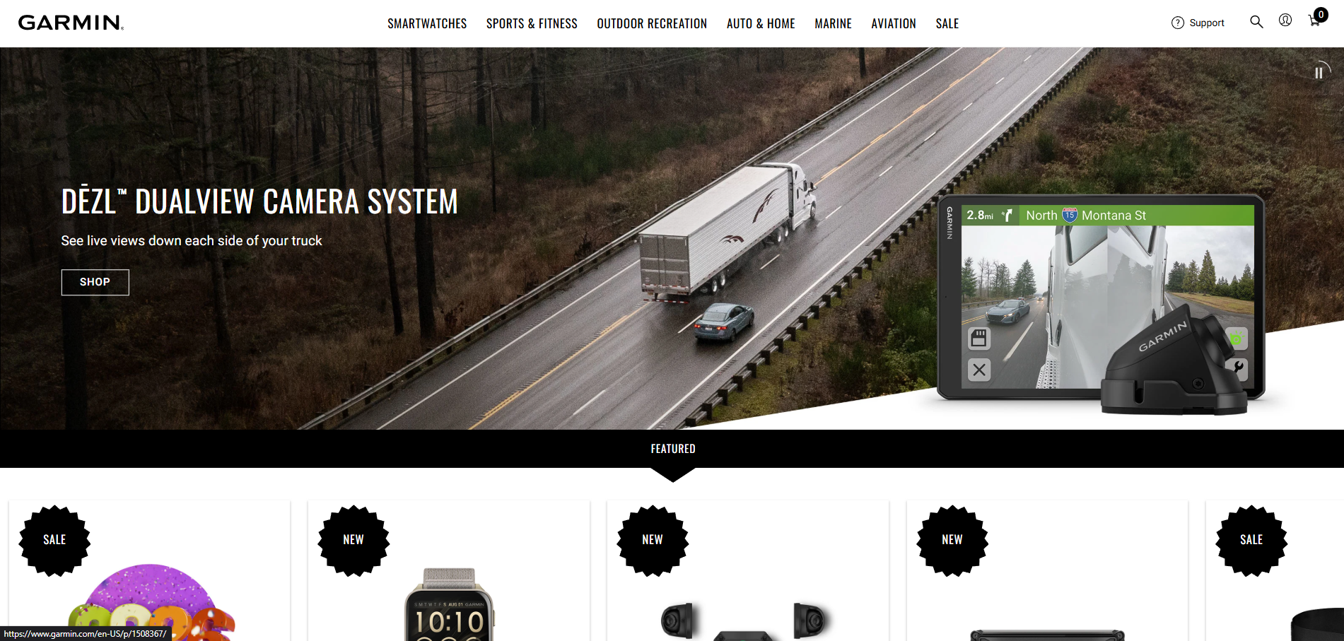 Contacts du Centre d'Assistance Garmin