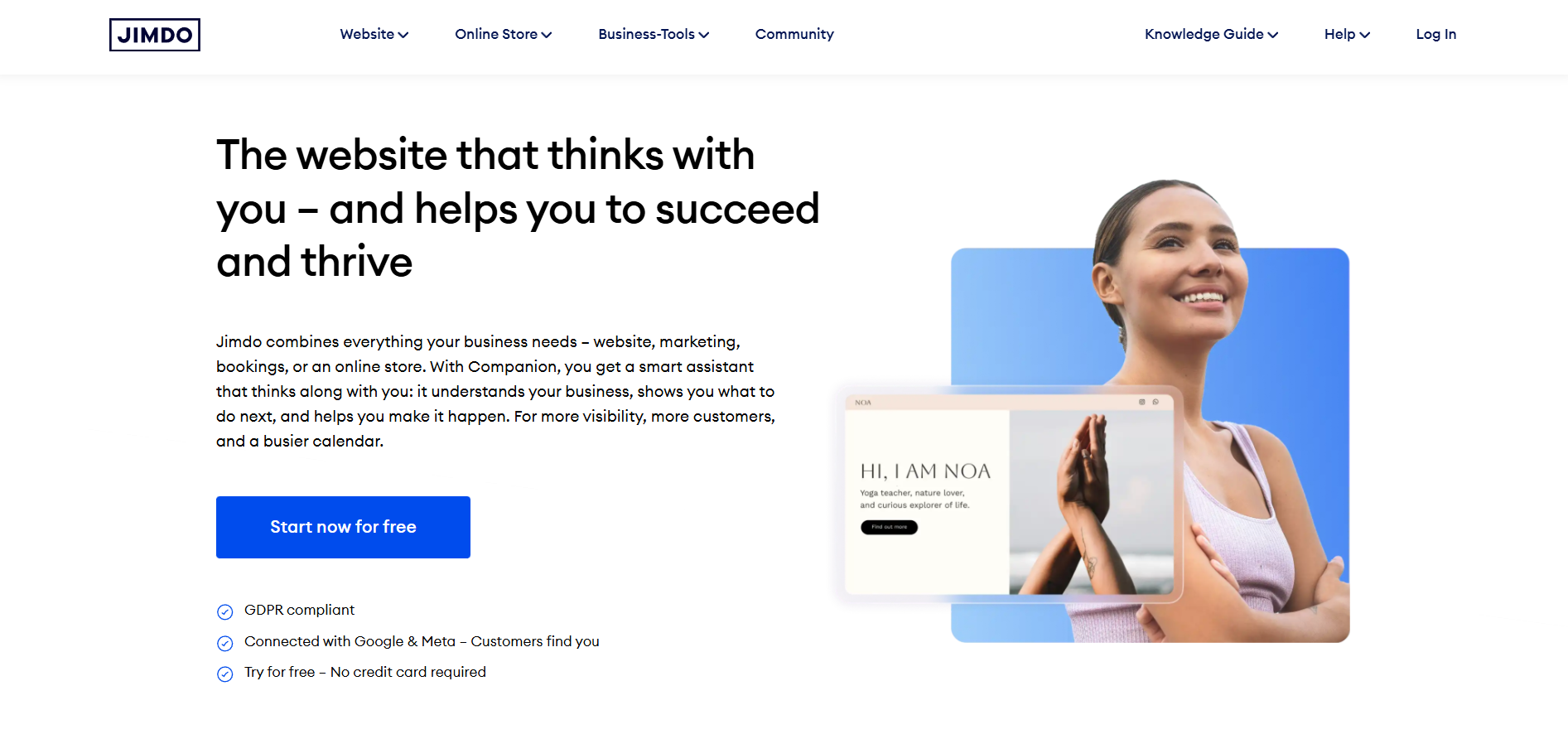 Contacts du support Jimdo