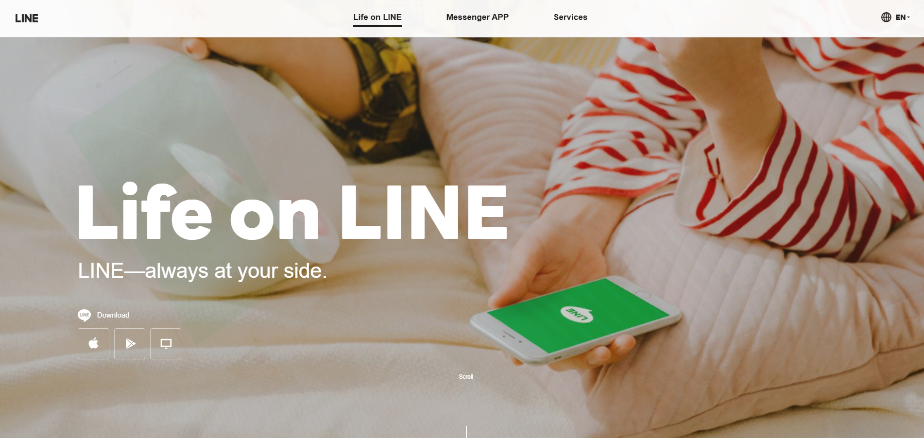 Contacts du Service d'Assistance LINE