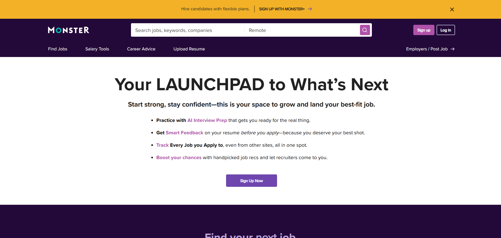 Contacts du Centre d'Aide Monster