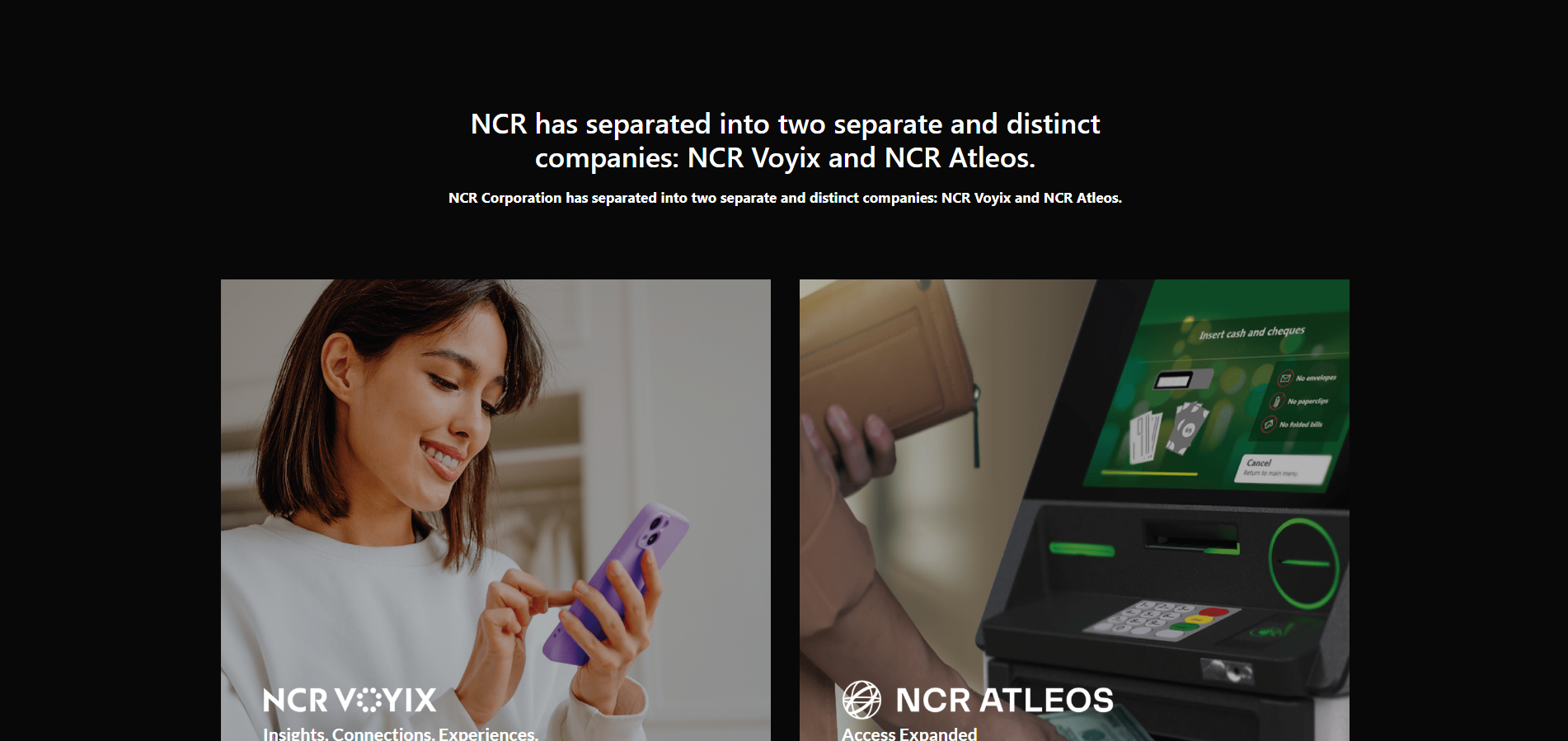 Contacts du Service d'Assistance NCR