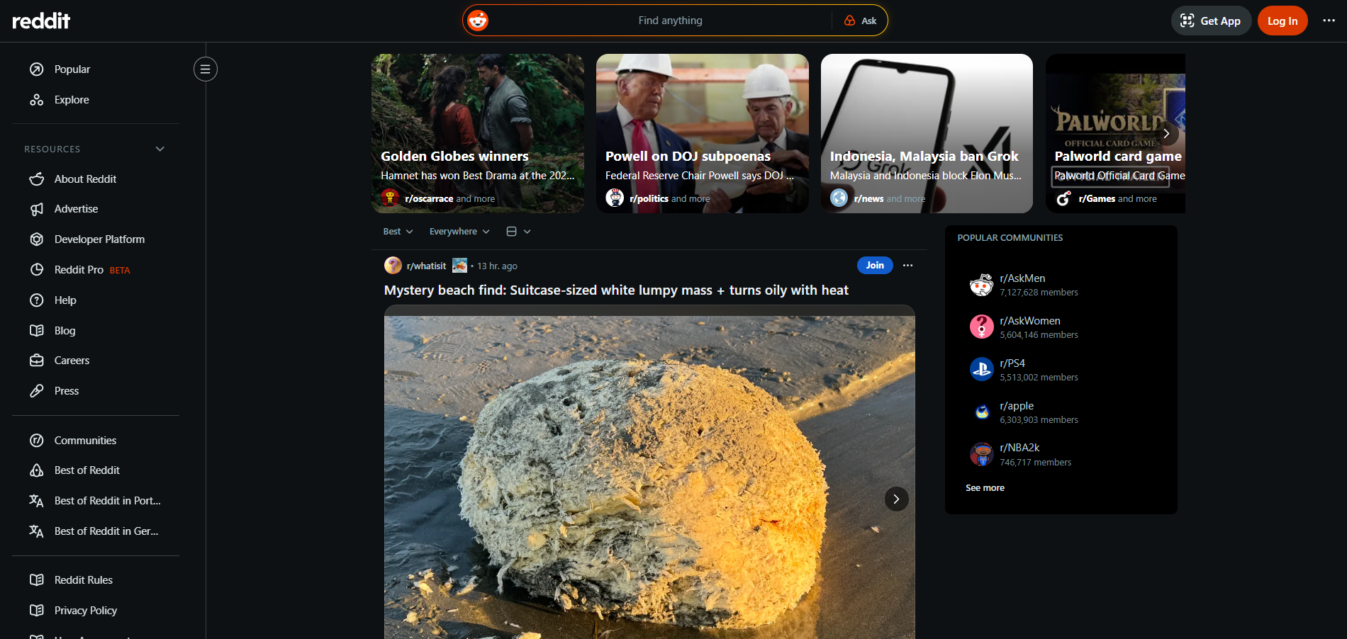 Contacts du Service d'Aide Reddit