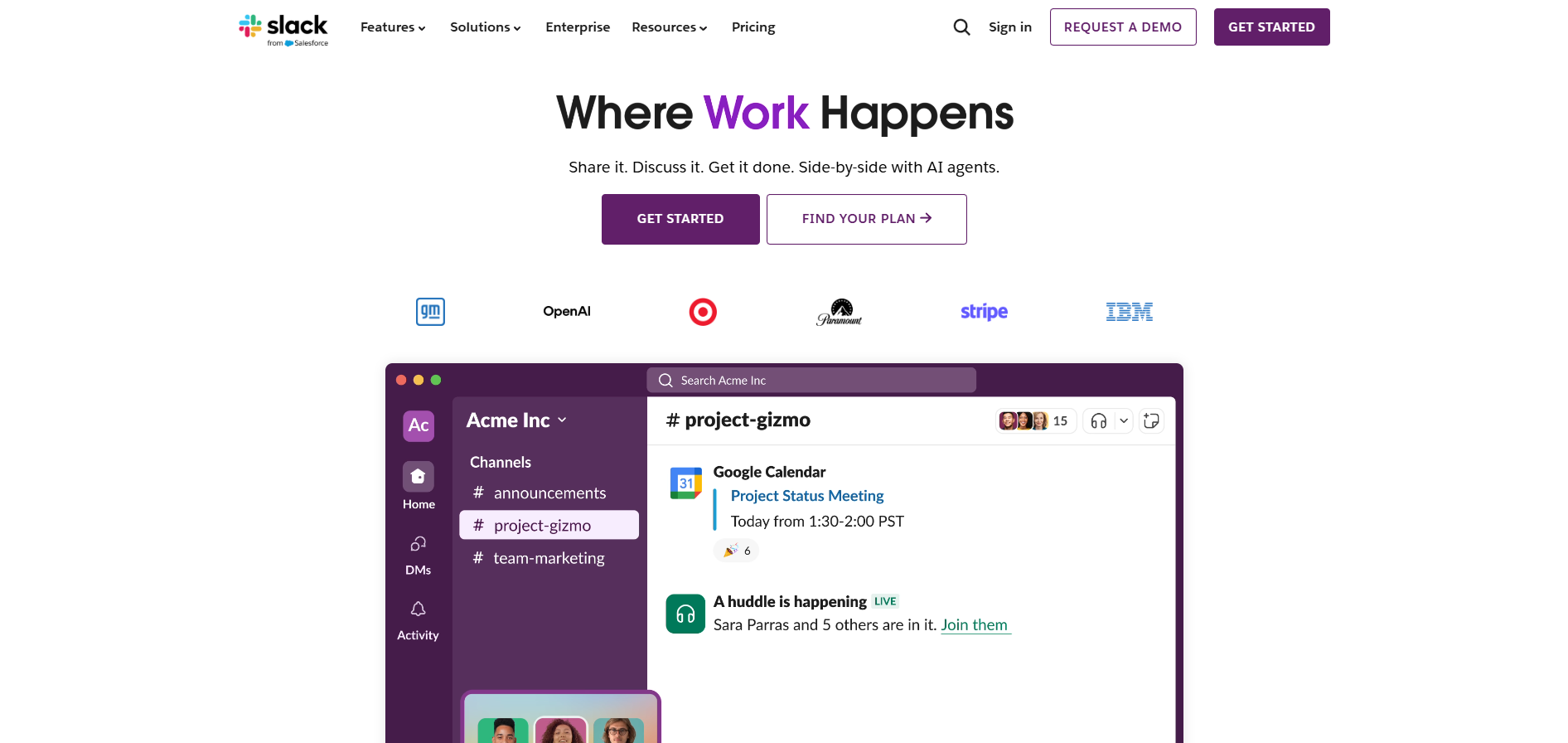 Contacts du Centre d'Aide Slack