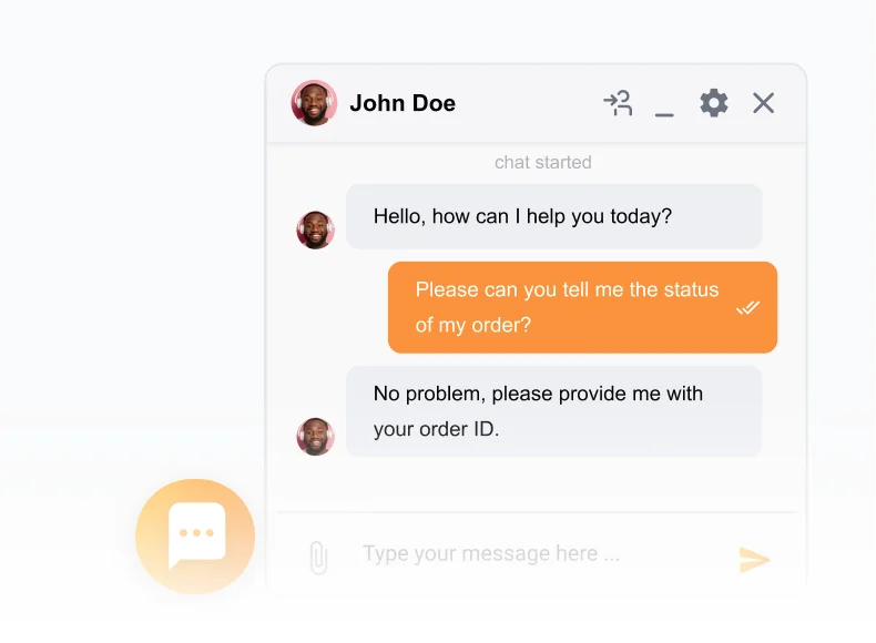 Widget de live chat LiveAgent le plus rapide pour les ventes et le support