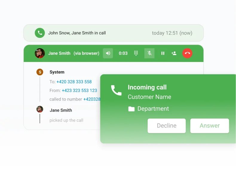 Centre d'appels intégré LiveAgent avec IVR et fonctionnalités de rappel