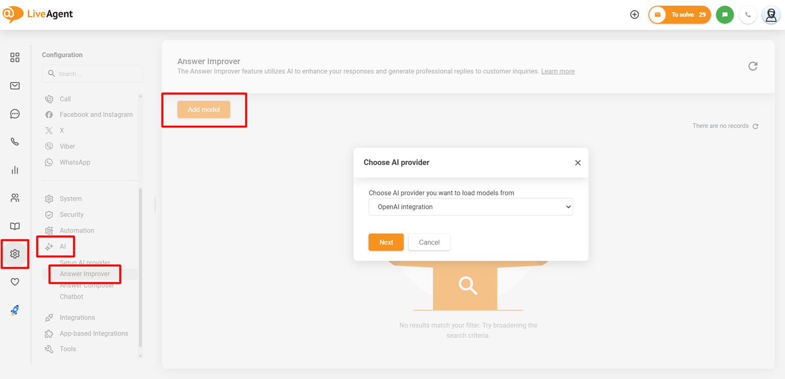 Améliorateur de réponses IA vs OpenAI en tant qu'intégration de fournisseur