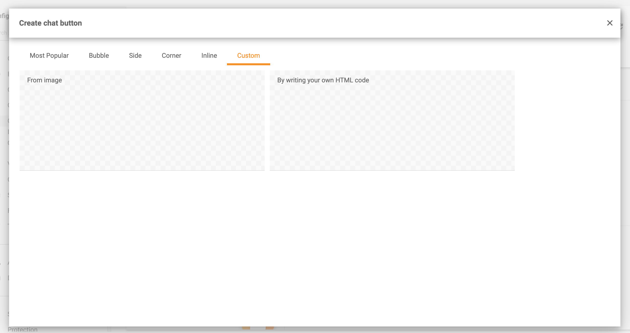 Bouton de chat personnalisable LiveAgent